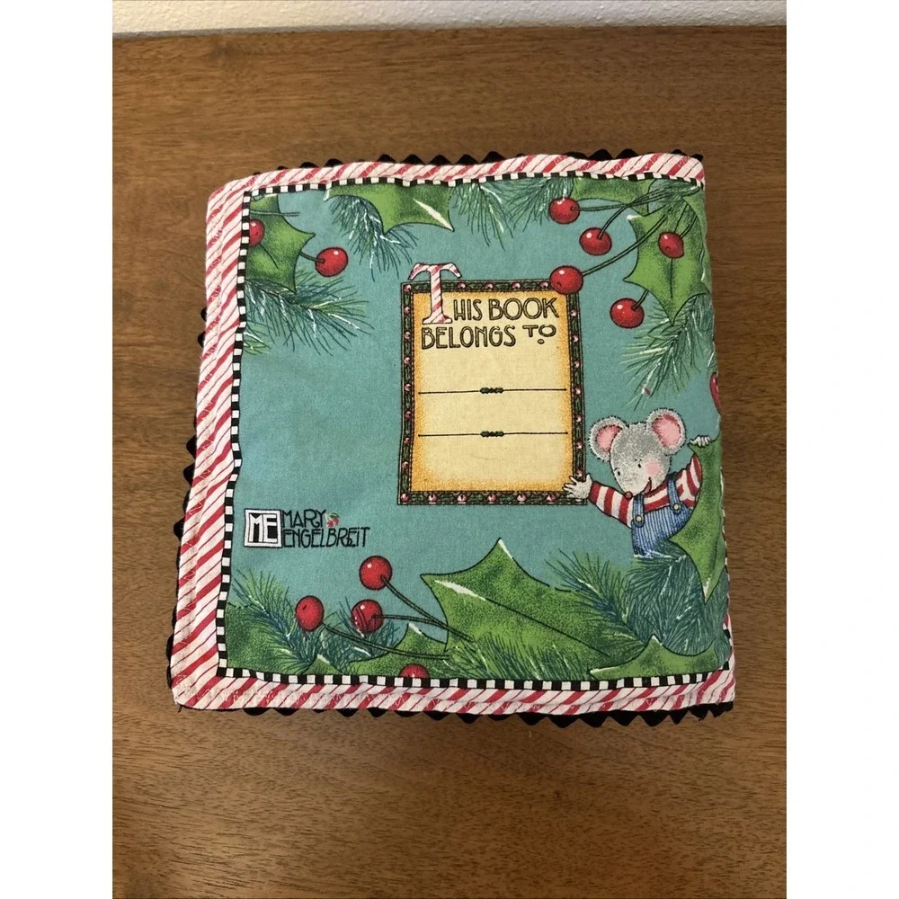 Mary Engelbreit A Merry Little‎ Christmas Soft Book Panel Cut Sew Vintage